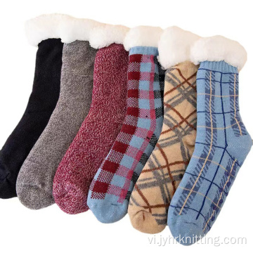 Fuzzi Slipper Sock cho phụ nữ mùa đông